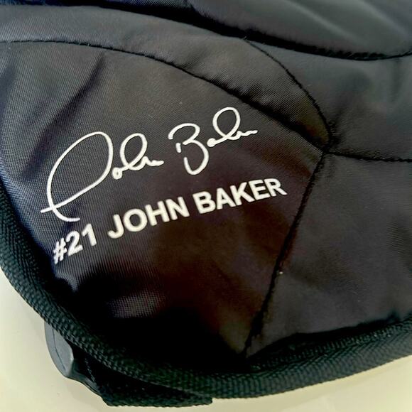 RARE SGA #21 JOHN BAKER Chest Protector BACKPACK Bookbag Florida / Miami Marlins - Picture 5 of 10